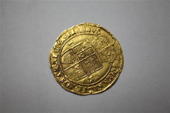 A James I gold Double Crown, 1612-13,